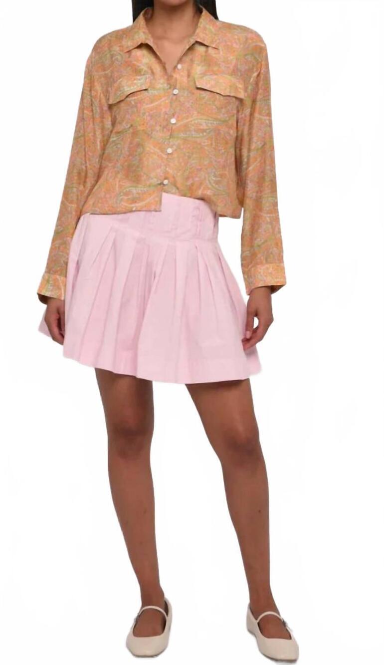 NEW LOVE THE LABEL rachael sari top in veronica paisley print